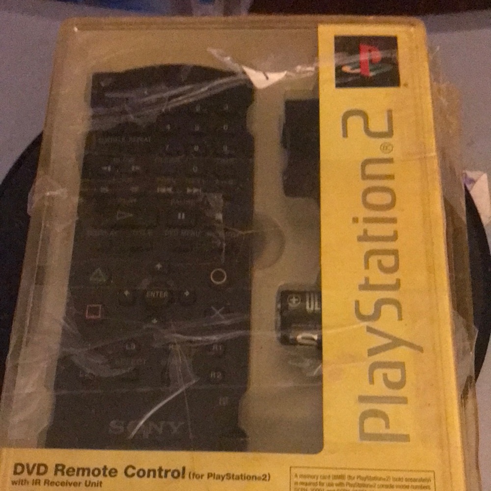 Sony PlayStation 2 Black DVD Remote Control